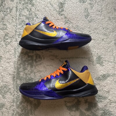 Size 8 - Nike Zoom Kobe 5 Lakers Away | eBay