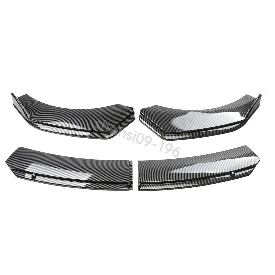 For Toyota Corolla 4Runner Front Bumper Lip Spoiler Carbon Style  + Side Skirts Foto 3 de 4