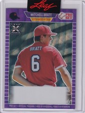 Mitchell Bratt 2022 Leaf Holiday Blank Back Proof 1/1