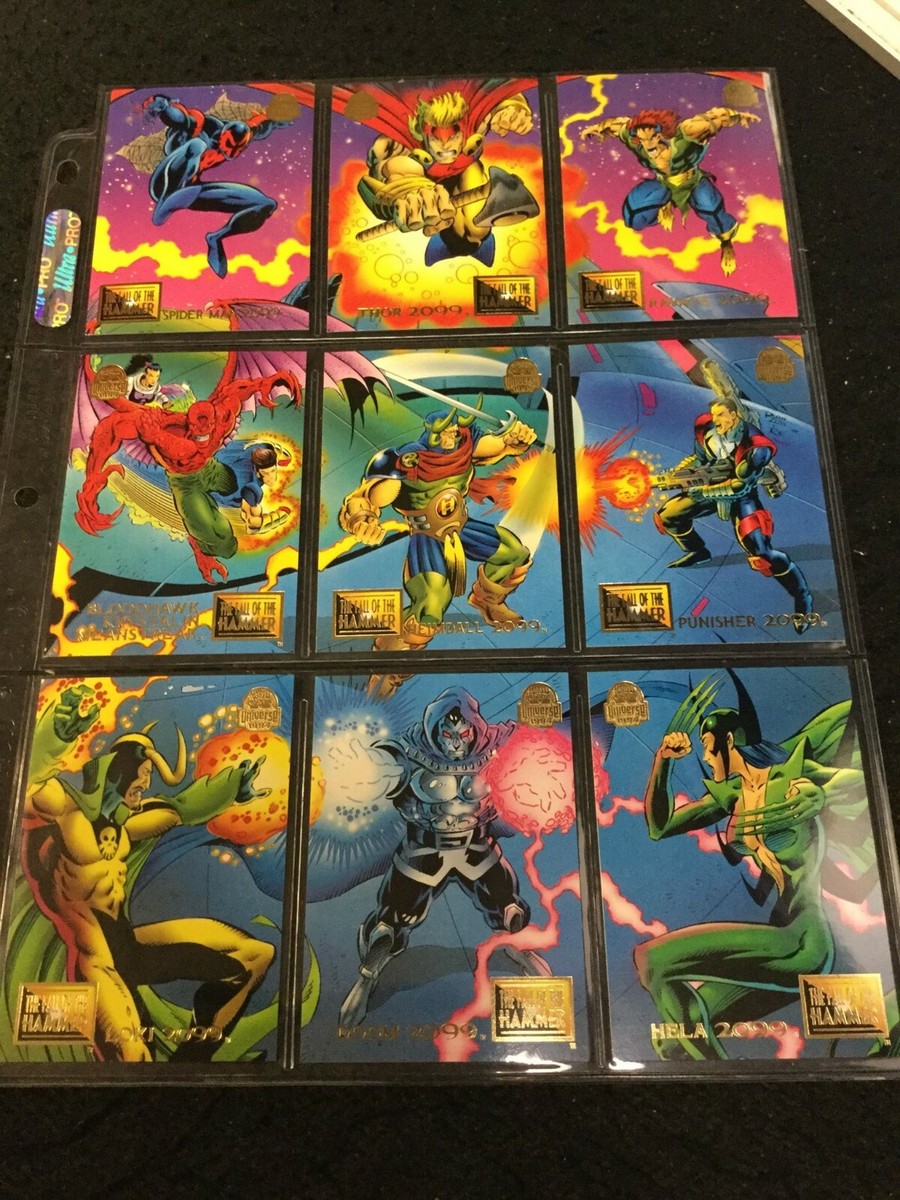 THE FALL OF THE HAMMER 1994 Marvel Universe #82-90 (9 Cards)
