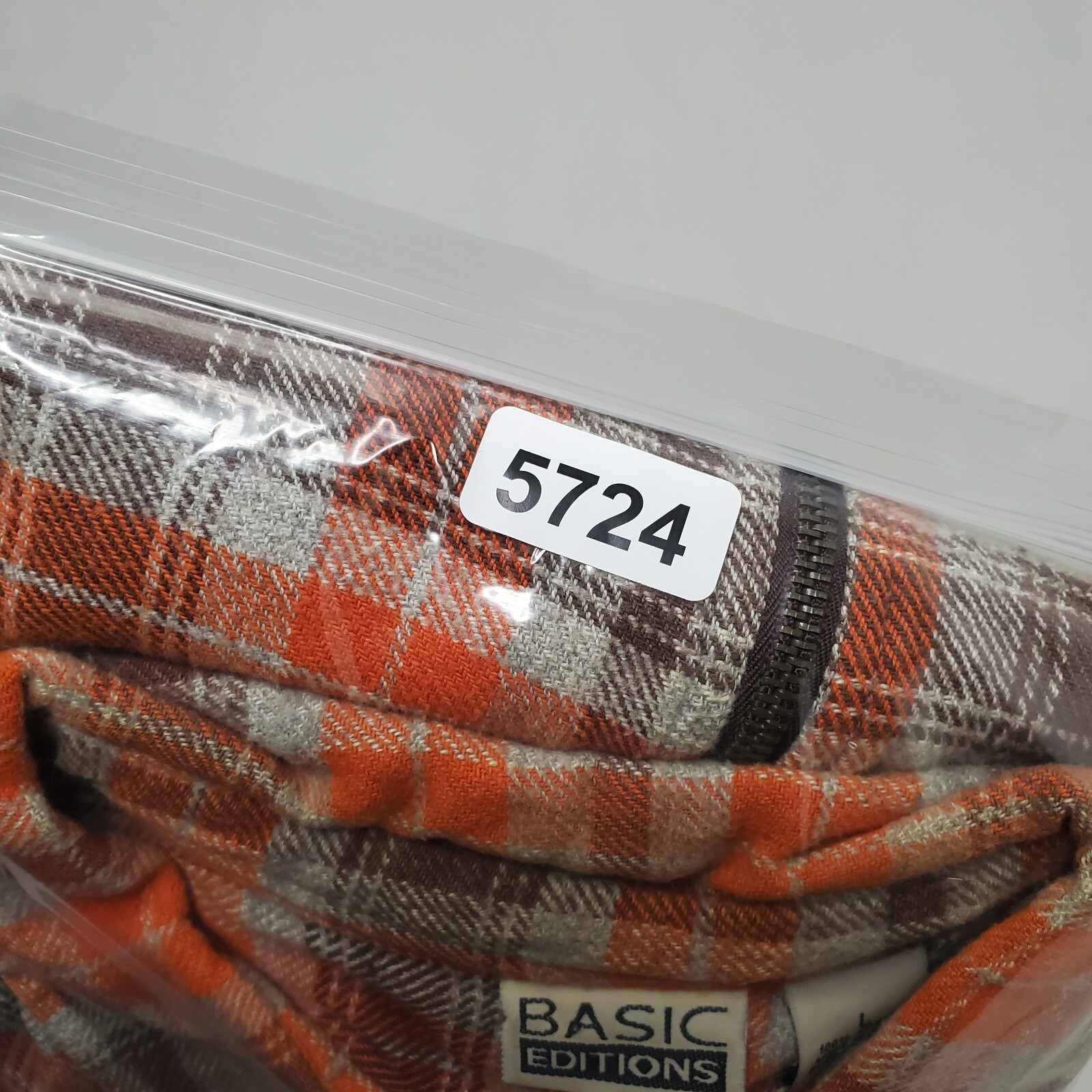 Basic Edition Full Zip Flannel Jacket Womens Size… - image 10