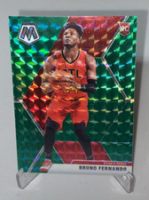 2019-20 Panini Mosaic Bruno Fernando RC Rookie Green Mosaic Prizm #230 Hawks