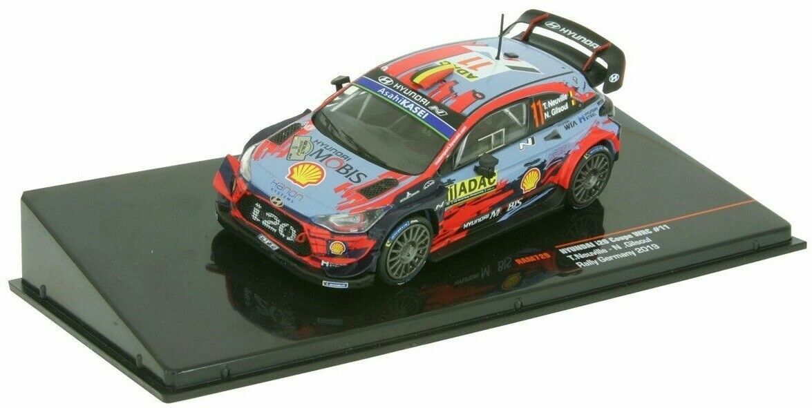 Hyundai i20 Coupe WRC N°11 miniature 1/43 en métal pour collectionneur