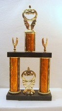 PUMPKIN HALLOWEEN ORANGE TROPHY 2 POSTER TROPHY PUMPKIN CARVING AWARD 8