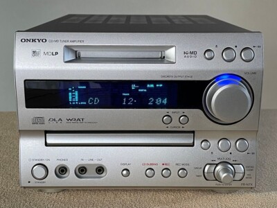Onkyo FR-N7X CD/MD Tuner Amplifier Hi MD Silver Good GP | eBay