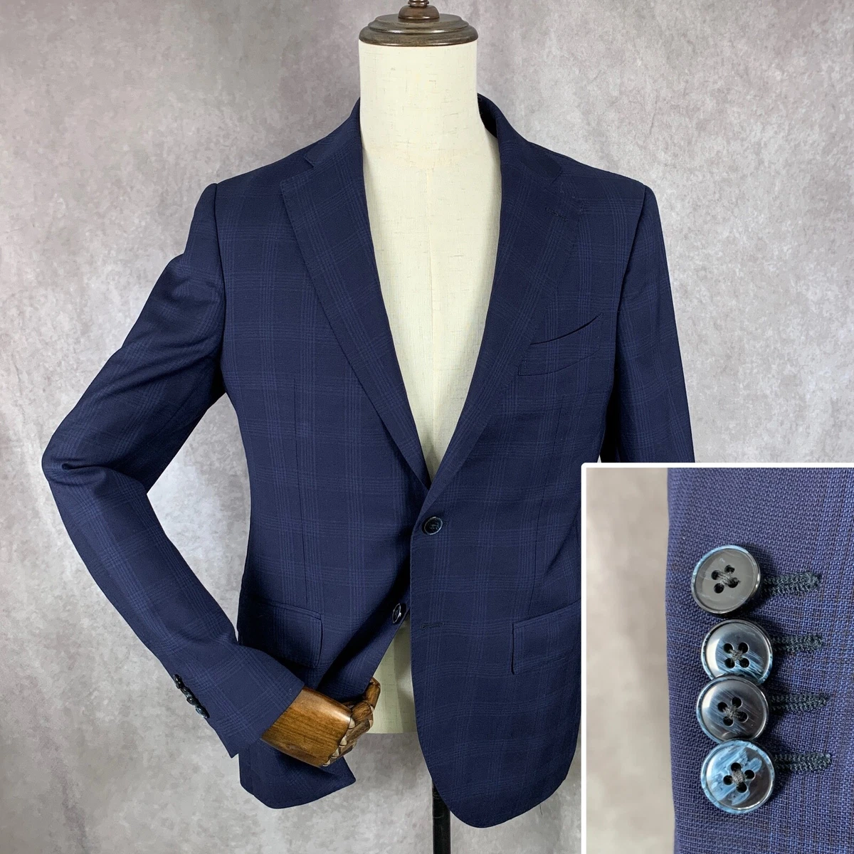 Blue Luigi Bianchi Mantova Suits & Blazers for Men for sale | eBay