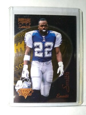 1996 Pinnacle Zenith ARTISTS PROOF Card #Z-20 Emmitt Smith Cowboys