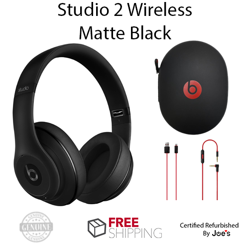 Beats by Dr. Dre Studio 2.0 Wireless Over the Ear Headphones - Matte Black  for sale online | eBay