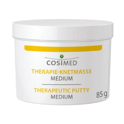 cosiMed Therapie-Knetmasse aus plastischen Siloxan-Elastomeren 85g Dose - Gelb