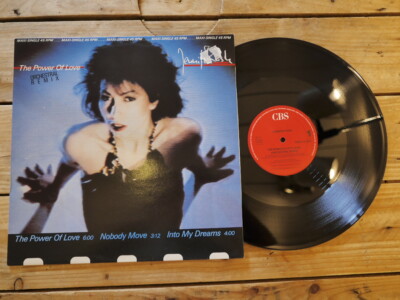 JENNIFER RUSH THE POWER OF LOVE VINYL MAXI 45T NO LP VINYL EX COVER EX 1984