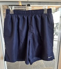 Nike Swim Dark Navy Blue Mens Drawstring Waist Mesh Lining Swimwear Sz L