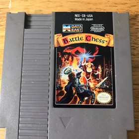 Battle Chess NES Nintendo 1990 ORIGINAL AUTHENTIC TESTED WORKING 