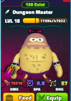DUNGEON MASTER [GEHEIME FORMULA] - SPONGEBOB TOWER DEFENSE