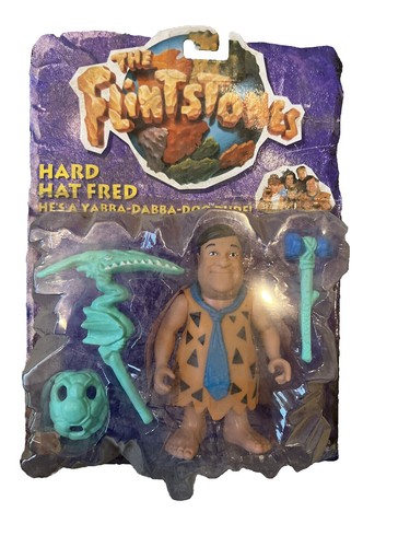 フリントストーン　ビッグサイズ　フレッド　バーニー　アメトイ 1993 Mattel The Flintstones Movie Big Bite Fred Figure for sale