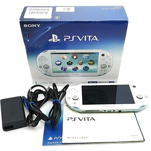 SONY PlayStation PS Vita PCH-2000ZA14 Light Blue White Wi‐Fi Boxed 