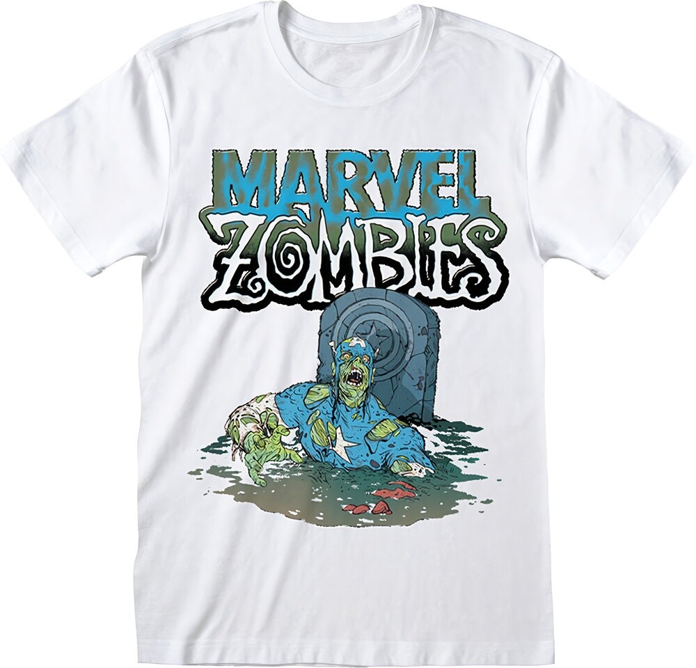 Футболка с изображением зомби Captain America Marvel Zombies MVZ09169TSW