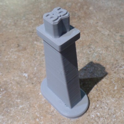 3.5'' Tall Track Support Column Pier for Disney Monorail Play Set