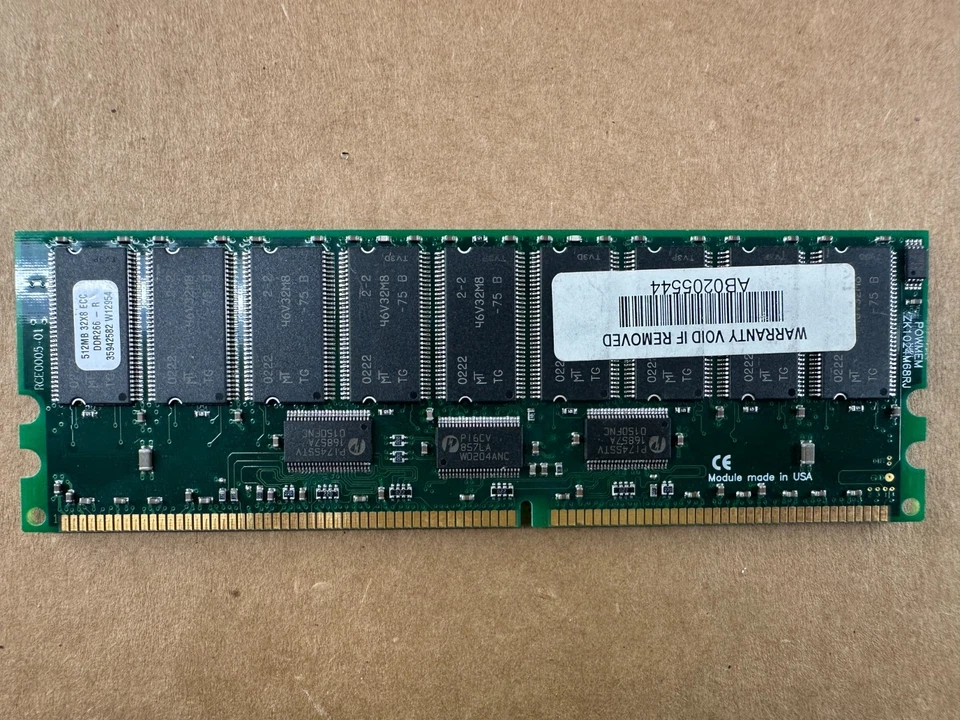 MICRON MT46V32M8  512MB, DDR266 - Image 2 of 2