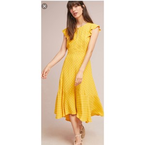 yellow polka dot dress plus size