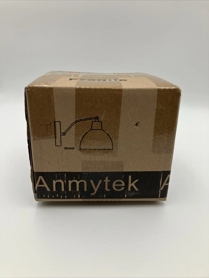 Anmytek Adjustable Swing Wall Lamp Sconce Industrial Antique Black Finish W0041 - Image 4 of 4