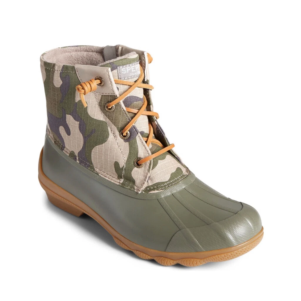 Sperry Syren Gulf Camo Duck Toe Boot