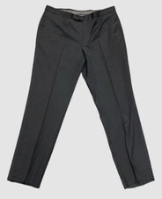  795 Z Zegna Men's Black Wool Slim-Fit Tuxedo Dress Pants Size 54R