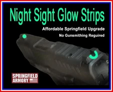 Night Sights Upgrade Springfield Armory XD XDm XDp DIY Military Grade Glow Strip