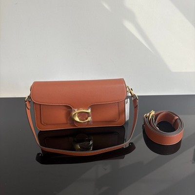 Coach CCX04 Tabby Shoulder Bag 26 Natural Grain Leather Brass