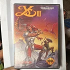 Ys III Return of the Wanderers Sega Genesis w/ Case & Manual Ys RPG