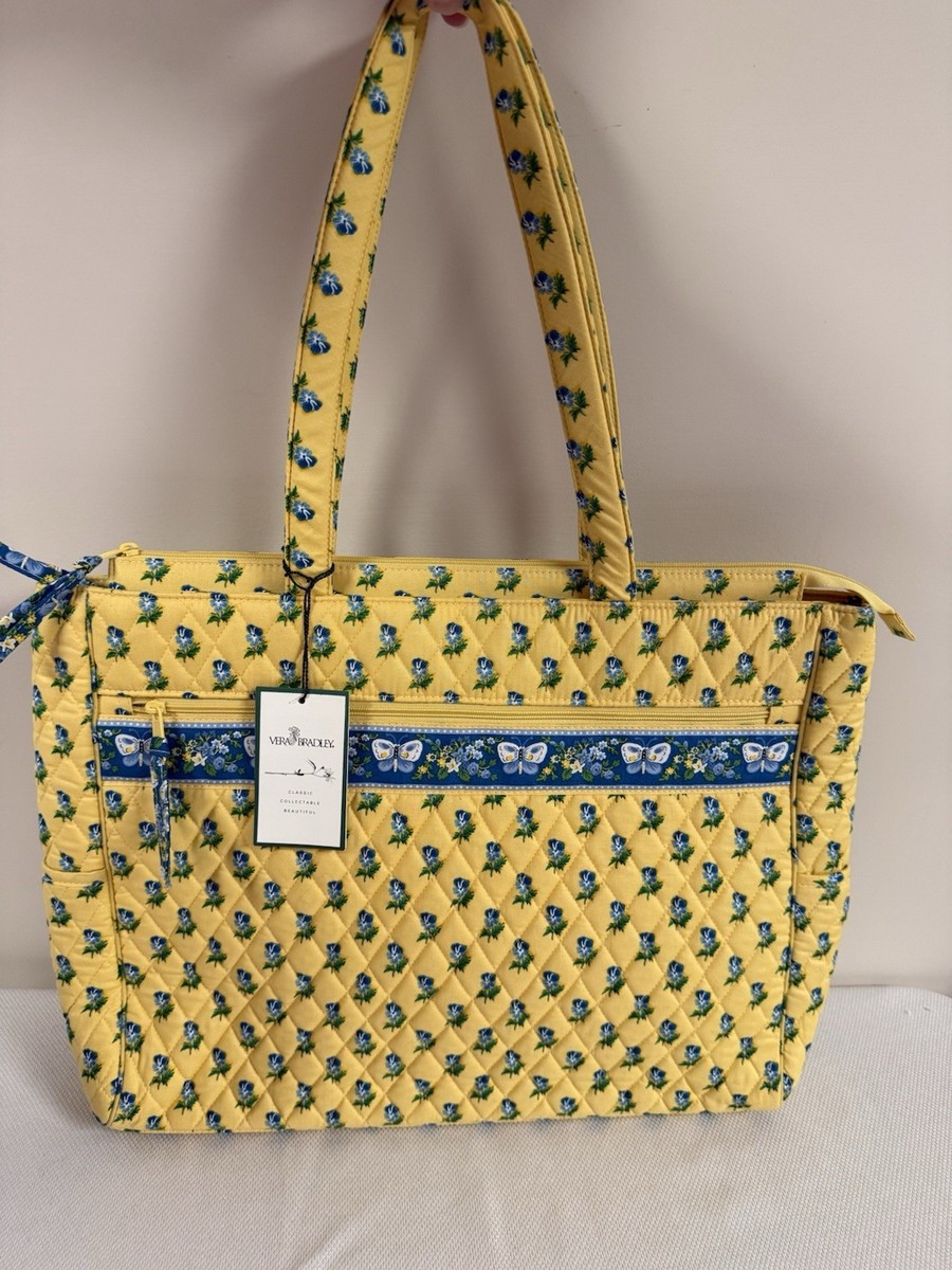 VERA BRADLEY METROPOLITAN Katherine Yellow Laptop/School Bag  display picture 2