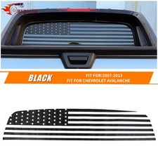 Rear Window Glass Sticker Trim Us Flag Pattern For Chevrolet Avalanche 2007-2013 Rear Window Glass Sticker Trim Us Flag Pattern For Chevrolet Avalanche 2007-2013