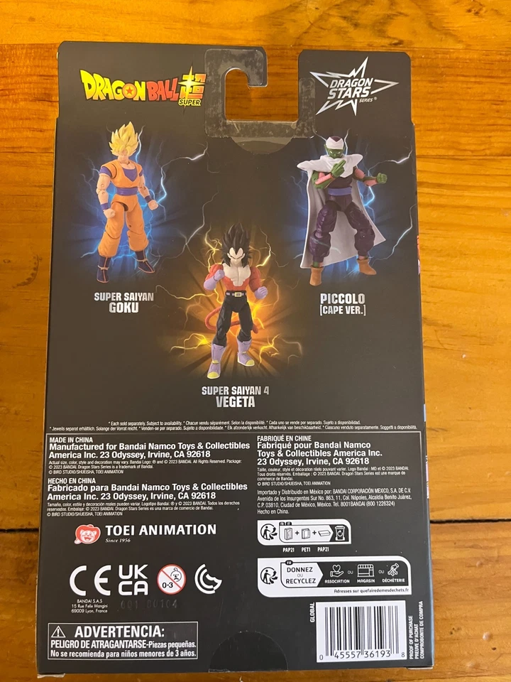Dragon Stars Bandai Dragon Ball Super Super Saiyajin 4 Vegeta Series 13 Novo Na Caixa - Imagem 3 de 3