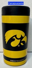 FrostBuddy Universal Buddy IOWA HAWKEYES can/bottle cooler New with defect