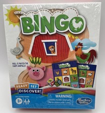 Hasbro Gaming Bingo Game Farm Animals 2020 Re...