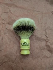 Vintage Restored Gillette Shave Brush With A New 16mm HMW SHD Silver Tip Badger