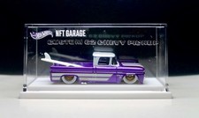 Hot Wheels 62 Chevy Pickup Truck Purple Candy Custom W/ display Case