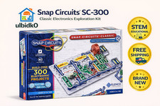 New Snap Circuits SC-300 Classic Electronics Kit-300 STEM Projects for Kids 8