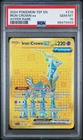 2024 POKEMON TEF EN-TEMPORAL FORCES HYPER RARE #216 IRON CROWN EX PSA 10