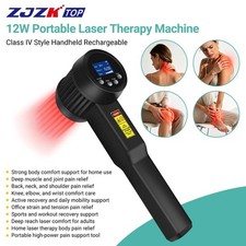 12W 808nm 905nm Class IV Cold Laser Therapy Device for Back Pain Sciatica Relief