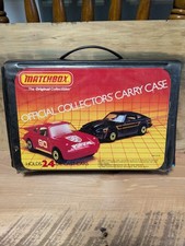 Vintage 1983 Matchbox Official Collectors' Carry Case 2 Trays with 24 Car Slots