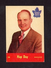 1955-56 PARKHURST #34 HAP DAY   29326
