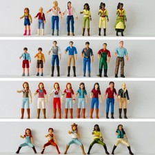 Schleich bewegliche Menschen Mädchen Junge F...