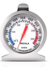 Oven Thermometer 50-300 C/100-600 F, Oven Grill Fry Chef Smoker Analog Thermomet