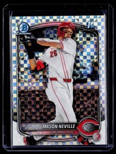 2025 Bowman Draft #BDC-109 Mason Neville Chrome X-Fractor