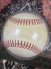 Willie Mays Signed Baseball In Display Case