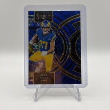 2023 Panini Select - Premier Level Puka Nacua #199 Blue Disco Prizm /25 (RC)