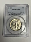 1941-S PCGS MS65 Walking Liberty Silver Half Dollar, Lustrous 50c U.S. Coin