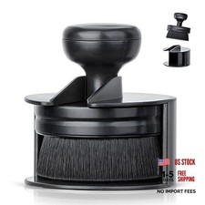 Car Tire Shine Applicator,Vegan Tire Shine Brush with Stand for Auto 1 Black