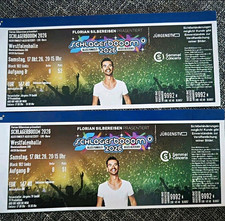 2 Tickets Schlagerbooom 2026, 17.10. Dortmund Westfalenhalle Block 102 li R8