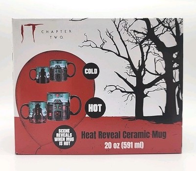 IT Chapter Two 2 - Heat Reveal 20 Ounce Ceramic Mug Pennywise Clown New